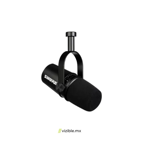 SHURE MV7-K MICRÓFONO PARA PODCAST Y HOME OFFICE COLOR NEGRO