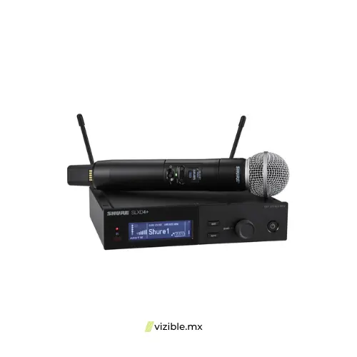Shure SLXD24+/58 Sistema inalámbrico digital de mano con micrófono dinámico cardioide SM58