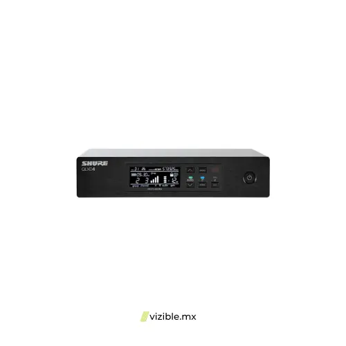 SHURE QLXD4 Receptor para sistema inalámbrico digital serie QLXD
