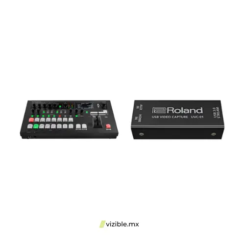 Roland V-60HD + UVC-01 Mezclador de Video HD multiformato + kit de captura de video