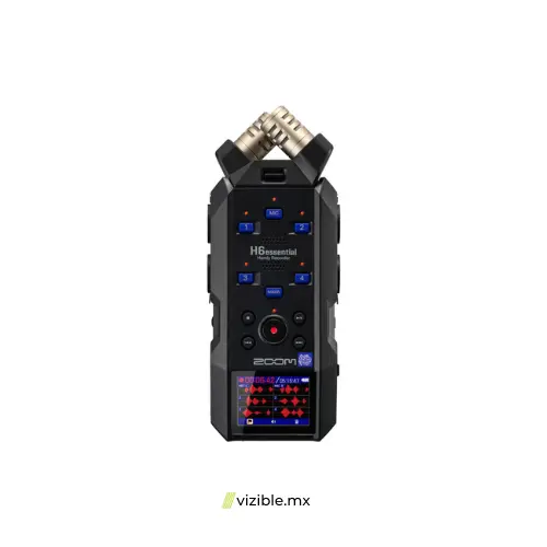 ZOOM H6E Grabadora de audio portátil de 6 pistas y 32 bits flotante
