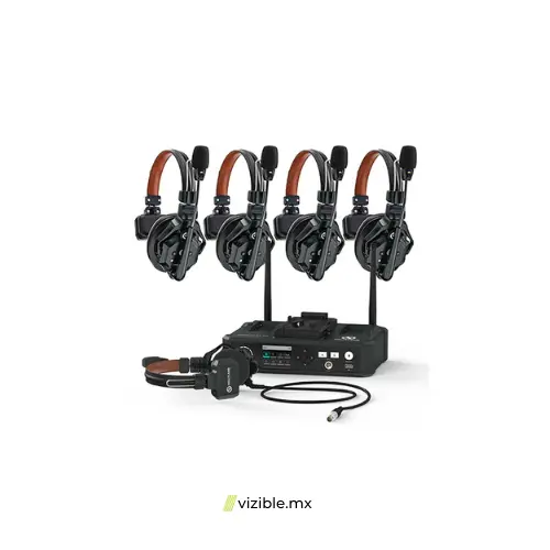 Hollyland Solidcom C1 PRO - HUB4S Sistema de Intercomunicación Full-Duplex con HUB para 5 personas