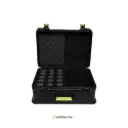 SHURE by Gator Case rígido para 15 micrófonos y cables - Interior acolchado