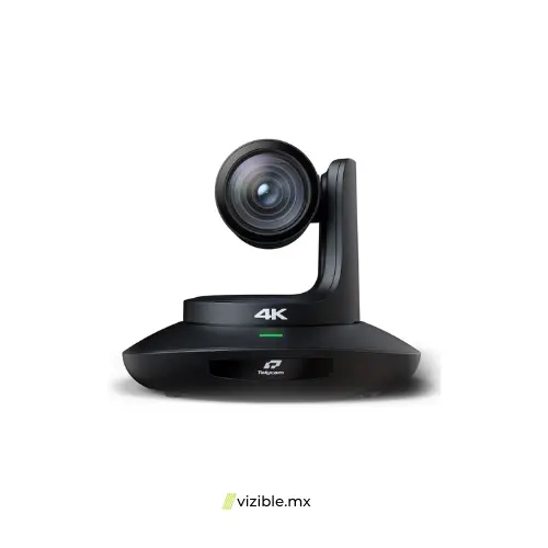 Telycam Vision+ 4KN NDI Cámara PTZ con Auto Tracking y Live Streaming, zoom óptico de 12x