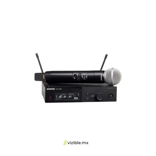 SHURE SLXD24/SM58 Sistema inalámbrico digital con micrófono para voz, capsula SM58