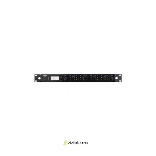 SHURE ULXD4Q Receptor cuadruple para sistema inalámbrico digital serie ULXD