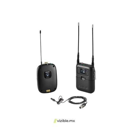 SHURE SLXD15/UL4B Sistema Bodypack inalámbrico portátil con lavalier UL4B