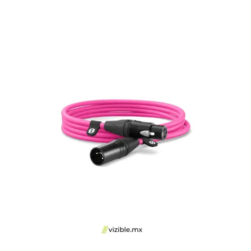 RODE XLR3M Cable XLR de primera calidad (ROSA) (3M)