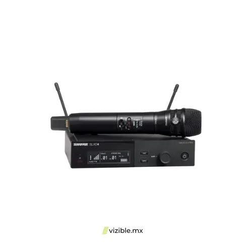 SHURE SLXD24/K8B Sistema inalámbrico digital con micrófono para voz , cápsula KSM8