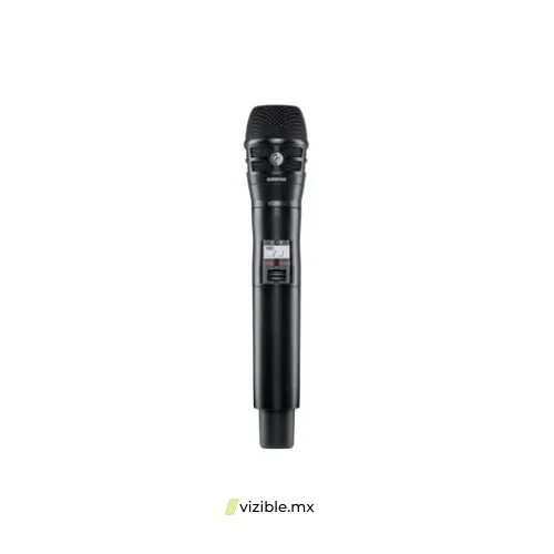 SHURE QLXD2/K8B Transmisor de mano para sistema inalámbrico digital cápsula KSM8 serie QLXD