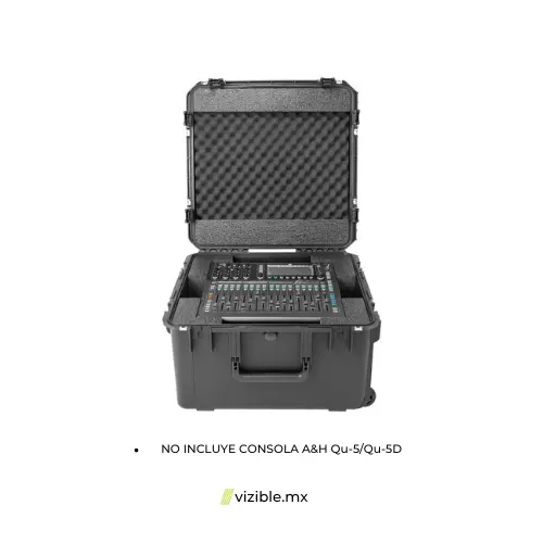 SKB 3i2222-12QU5 case rígido impermeable para mezclador A&H Qu-5/Qu-5D