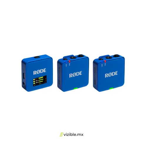 RODE WIRELESS GO GEN 3 (COBALT) sistema de micrófono inalámbrico compacto