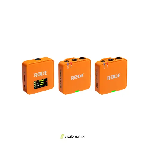 RODE WIRELESS GO GEN 3 (ORANGE) sistema de micrófono inalámbrico compacto