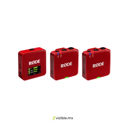 RODE WIRELESS GO GEN 3 (RED) sistema de micrófono inalámbrico compacto