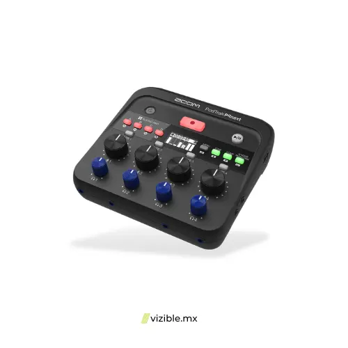 ZOOM PodTrak P4next Grabadora de podcasts multipista portátil